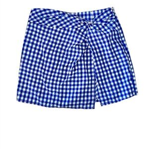 Pink Lily Light Up The Sky Blue Gingham
Skort Small
